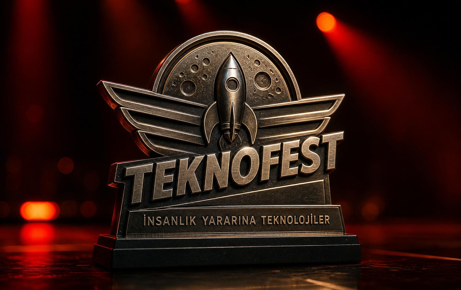 TEKNOFEST İnsanlık Yararına Teknolojiler ödül plaketi